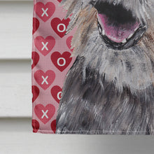 Load image into Gallery viewer, Border Terrier Valentine's Love Flag Canvas House Size