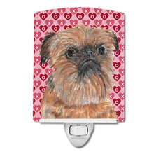 Load image into Gallery viewer, Brussels Griffon Hearts and Love Ceramic Night Light SC9558CNL