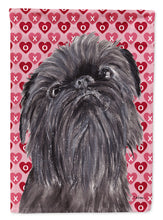 Load image into Gallery viewer, Brussels Griffon Valentine's Love Flag Canvas House Size