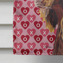 Load image into Gallery viewer, Boykin Spaniel Valentine's Love Flag Canvas House Size