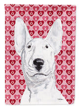 Load image into Gallery viewer, Bull Terrier Valentine's Love Flag Canvas House Size