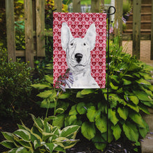 Load image into Gallery viewer, Bull Terrier Valentine's Love Garden Flag – Decorative Outdoor Yard Flag