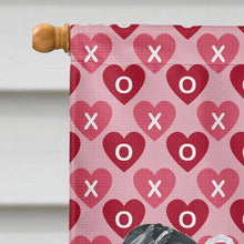 Load image into Gallery viewer, Chinese Crested Valentine's Love Flag Canvas House Size