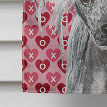Load image into Gallery viewer, Chinese Crested Valentine's Love Flag Canvas House Size