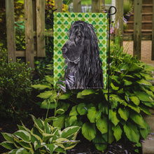 Load image into Gallery viewer, English Cocker Spaniel St Patrick's Irish Garden Flag – Decorative Outdoor Yard Flag