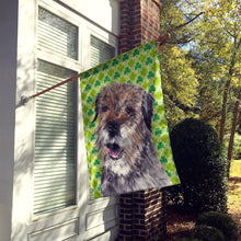Load image into Gallery viewer, Border Terrier St Patrick's Irish Flag Canvas House Size