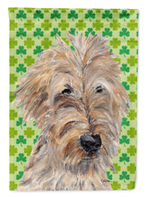 Load image into Gallery viewer, Goldendoodle St Patrick's Irish Flag Canvas House Size