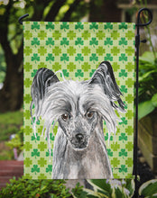 Load image into Gallery viewer, Chinese Crested St Patrick's Irish Garden Flag – Decorative Outdoor Yard Flag