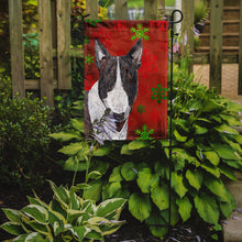 Load image into Gallery viewer, Bull Terrier Red Snowflake Christmas Garden Flag – Decorative Outdoor Yard Flag