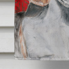 Load image into Gallery viewer, English Foxhound Red Snowflake Christmas Flag Canvas House Size