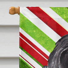 Load image into Gallery viewer, Cocker Spaniel Candy Cane Christmas Flag Canvas House Size