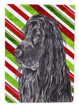 Load image into Gallery viewer, English Cocker Spaniel Candy Cane Christmas Flag Canvas House Size