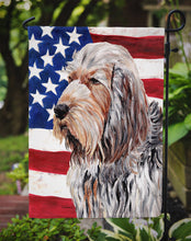 Load image into Gallery viewer, Otterhound with American Flag USA Garden Flag – Decorative Outdoor Yard Flag SC9636GF