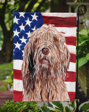 Load image into Gallery viewer, Otterhound with American Flag USA Garden Flag – Decorative Outdoor Yard Flag SC9637GF