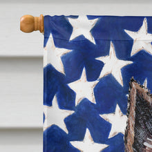 Load image into Gallery viewer, Norwich Terrier with American Flag USA Flag Canvas House Size SC9638CHF