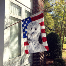 Load image into Gallery viewer, Havanese with American Flag USA Flag Canvas House Size SC9641CHF
