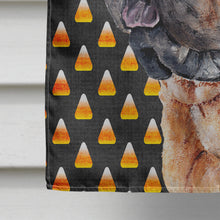 Load image into Gallery viewer, Shar Pei Candy Corn Halloween Flag Canvas House Size SC9647CHF