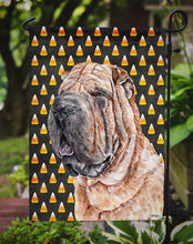Load image into Gallery viewer, Shar Pei Candy Corn Halloween Garden Flag – Decorative Outdoor Yard Flag SC9647GF