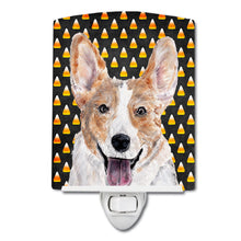 Load image into Gallery viewer, Cardigan Corgi Candy Corn Halloween Ceramic Night Light SC9648CNL