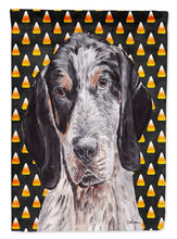 Load image into Gallery viewer, Blue Tick Coonhound Candy Corn Halloween Flag Canvas House Size SC9649CHF