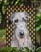 Load image into Gallery viewer, Scottish Deerhound Candy Corn Halloween Garden Flag - Outdoor Decorative Yard Flag SC9658GF