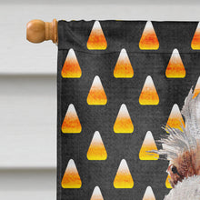 Load image into Gallery viewer, Otterhound Candy Corn Halloween Flag Canvas House Size SC9660CHF