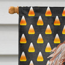 Load image into Gallery viewer, Otterhound Candy Corn Halloween Flag Canvas House Size SC9661CHF