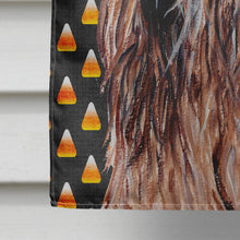 Load image into Gallery viewer, Otterhound Candy Corn Halloween Flag Canvas House Size SC9661CHF