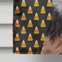 Load image into Gallery viewer, Norfolk Terrier Puppy Candy Corn Halloween Flag Canvas House Size SC9663CHF