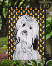 Load image into Gallery viewer, Havanese Candy Corn Halloween Garden Flag – Decorative Outdoor Yard Flag SC9665GF