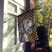 Load image into Gallery viewer, Scottish Deerhound Candy Corn Halloween Flag Canvas House Size SC9669CHF