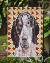 Load image into Gallery viewer, Blue Tick Coonhound Fall Leaves Garden Flag - Outdoor Decorative Yard Flag SC9673GF