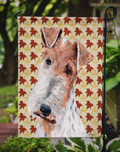 Load image into Gallery viewer, Wire Fox Terrier Fall Leaves Garden Flag – Decorative Outdoor Yard Flag SC9676GF