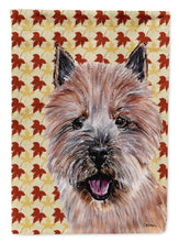 Load image into Gallery viewer, Norwich Terrier Fall Leaves Garden Flag – Decorative Outdoor Yard Flag SC9686GF
