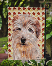 Load image into Gallery viewer, Norfolk Terrier Fall Leaves Garden Flag - Outdoor Decorative Yard Flag SC9688GF