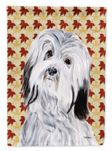 Load image into Gallery viewer, Havanese Fall Leaves Flag Canvas House Size SC9689CHF