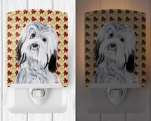 Load image into Gallery viewer, Havanese Fall Leaves Ceramic Night Light SC9689CNL