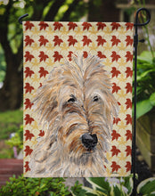 Load image into Gallery viewer, Golden Doodle 2 Fall Leaves Garden Flag - Outdoor Decorative Yard Flag SC9691GF