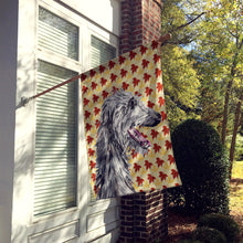 Load image into Gallery viewer, Scottish Deerhound Fall Leaves Flag Canvas House Size SC9693CHF