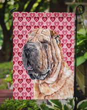 Load image into Gallery viewer, Shar Pei Hearts and Love Garden Flag – Decorative Outdoor Yard Flag SC9695GF