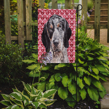 Load image into Gallery viewer, Blue Tick Coonhound Hearts and Love Garden Flag – Decorative Outdoor Yard Flag SC9697GF