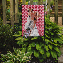 Load image into Gallery viewer, Wire Fox Terrier Hearts and Love Garden Flag – Decorative Outdoor Yard Flag SC9700GF