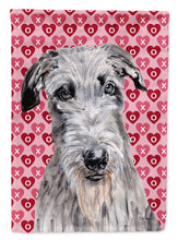 Load image into Gallery viewer, Scottish Deerhound Hearts and Love Garden Flag - Outdoor Decorative Yard Flag SC9706GF