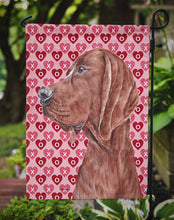 Load image into Gallery viewer, Redbone Coonhound Hearts and Love Garden Flag – Decorative Outdoor Yard Flag SC9707GF