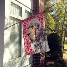 Load image into Gallery viewer, Otterhound Hearts and Love Flag Canvas House Size SC9708CHF
