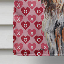 Load image into Gallery viewer, Otterhound Hearts and Love Flag Canvas House Size SC9708CHF
