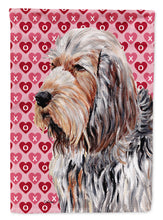 Load image into Gallery viewer, Otterhound Hearts and Love Flag Canvas House Size SC9708CHF