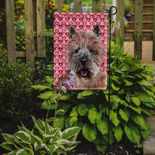 Load image into Gallery viewer, Norwich Terrier Hearts and Love Garden Flag – Decorative Outdoor Yard Flag SC9710GF
