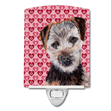 Load image into Gallery viewer, Norfolk Terrier Puppy Hearts and Love Ceramic Night Light SC9711CNL