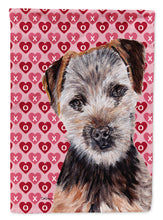 Load image into Gallery viewer, Norfolk Terrier Puppy Hearts and Love Garden Flag - Outdoor Decorative Yard Flag SC9711GF